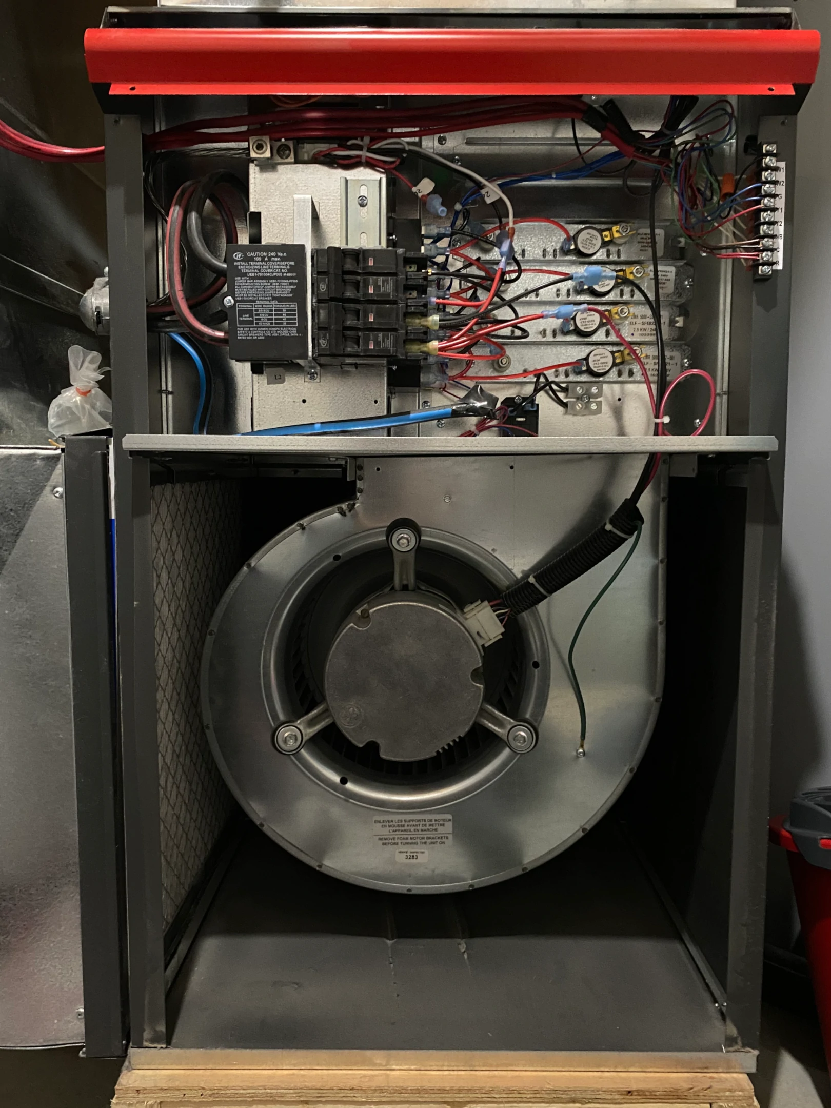 Stelpro SFE-SFEX-SFECM Electric Furnace Installation LiORA Electric Manitoba Electrician